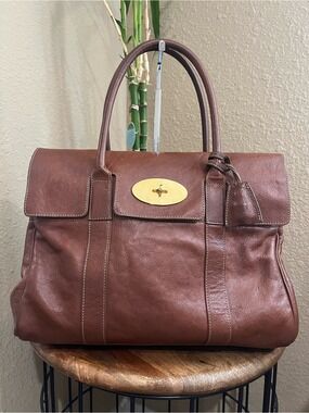 MULBERRY RARE EDITIONS 50 YEARS NVT OAK LEATHER BAYSWATER